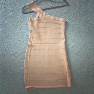 Shimmering gold dress